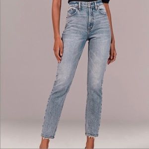 Abercrombie Curve Love High Rise Mom Jean